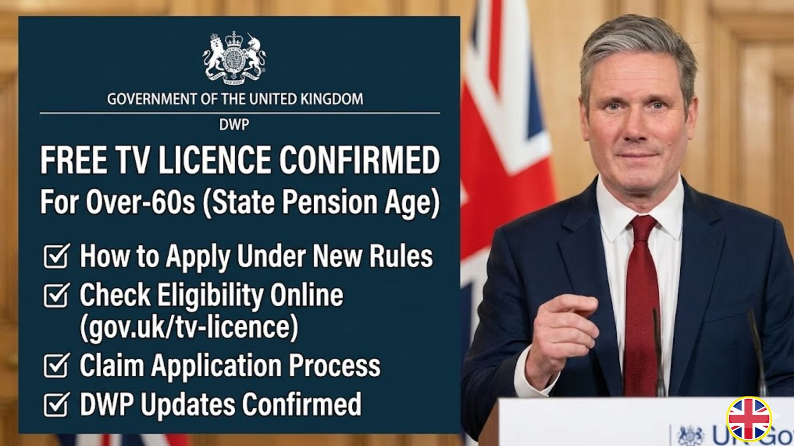 UK Govt Confirms Free TV Licence for Over-60s