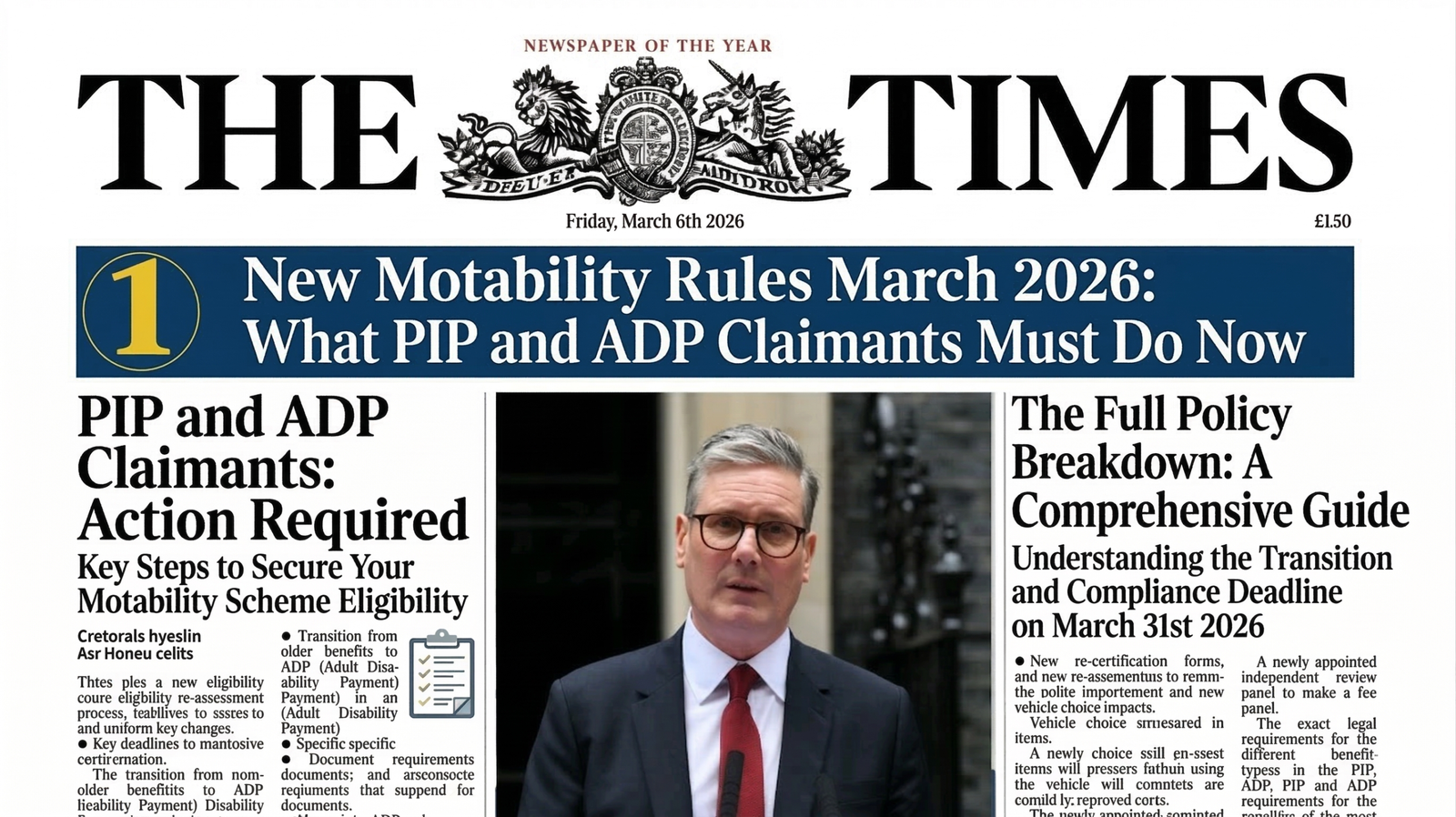 New Motability Rules March 2026